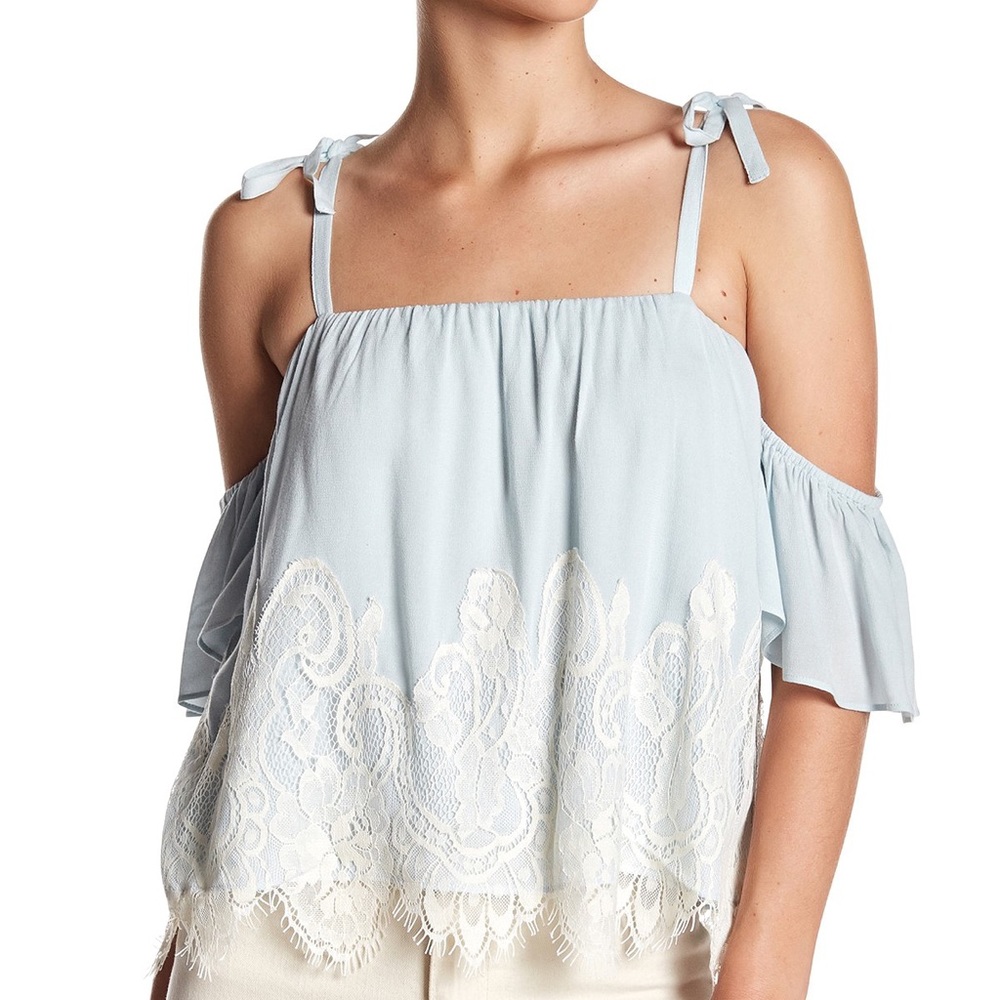 NWT Show Me Your Mumu Piper Top Blue - Picture 2 of 7